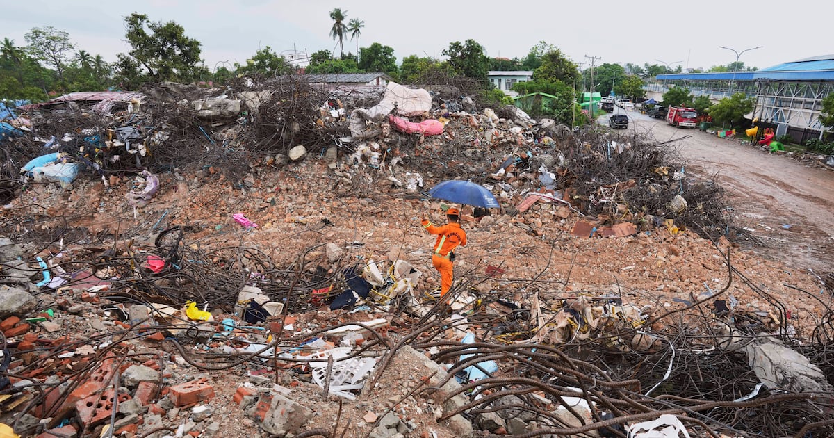AP visit to Myanmar highlights its struggle to rebuild after an earthquake while a civil...