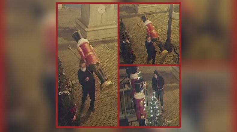 Dayton police seek help identifying two theft suspects.