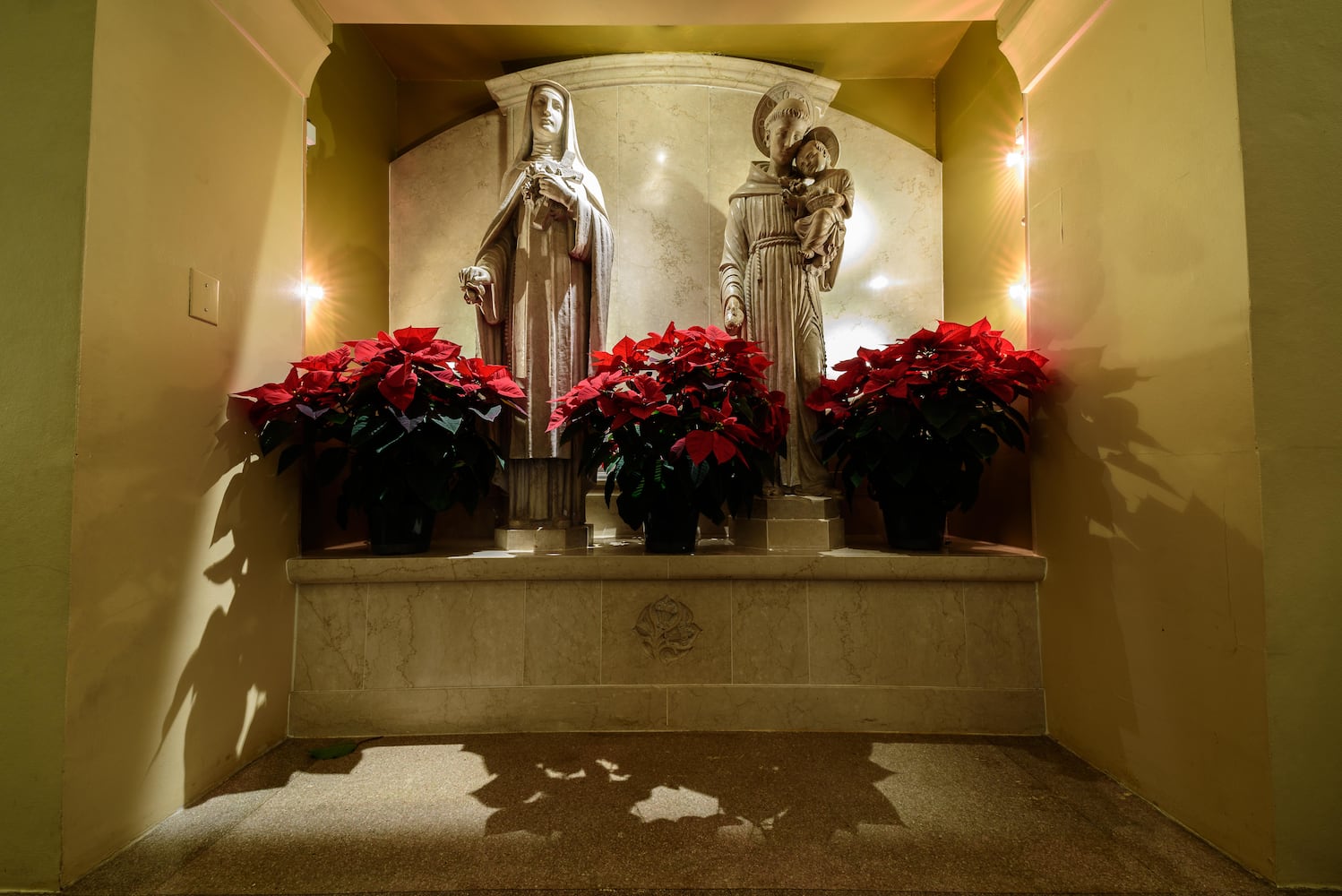 PHOTOS: A look inside Holy Angels Catholic Church decorated for Christmas