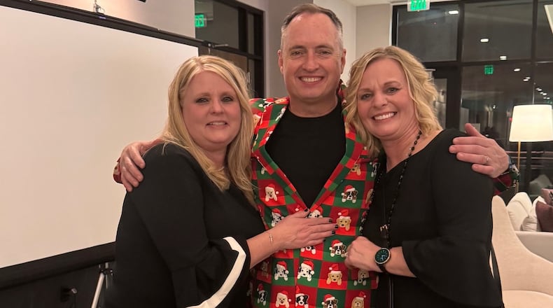 Dr. Steve Burke, who recently stepped down from Burke Orthodontics after 30 years as an orthodontist, is pictured with longtime team members Angie Valentine (left) and Amy Noble (right). The practice has locations in Centerville and Huber Heights. CONTRIBUTED