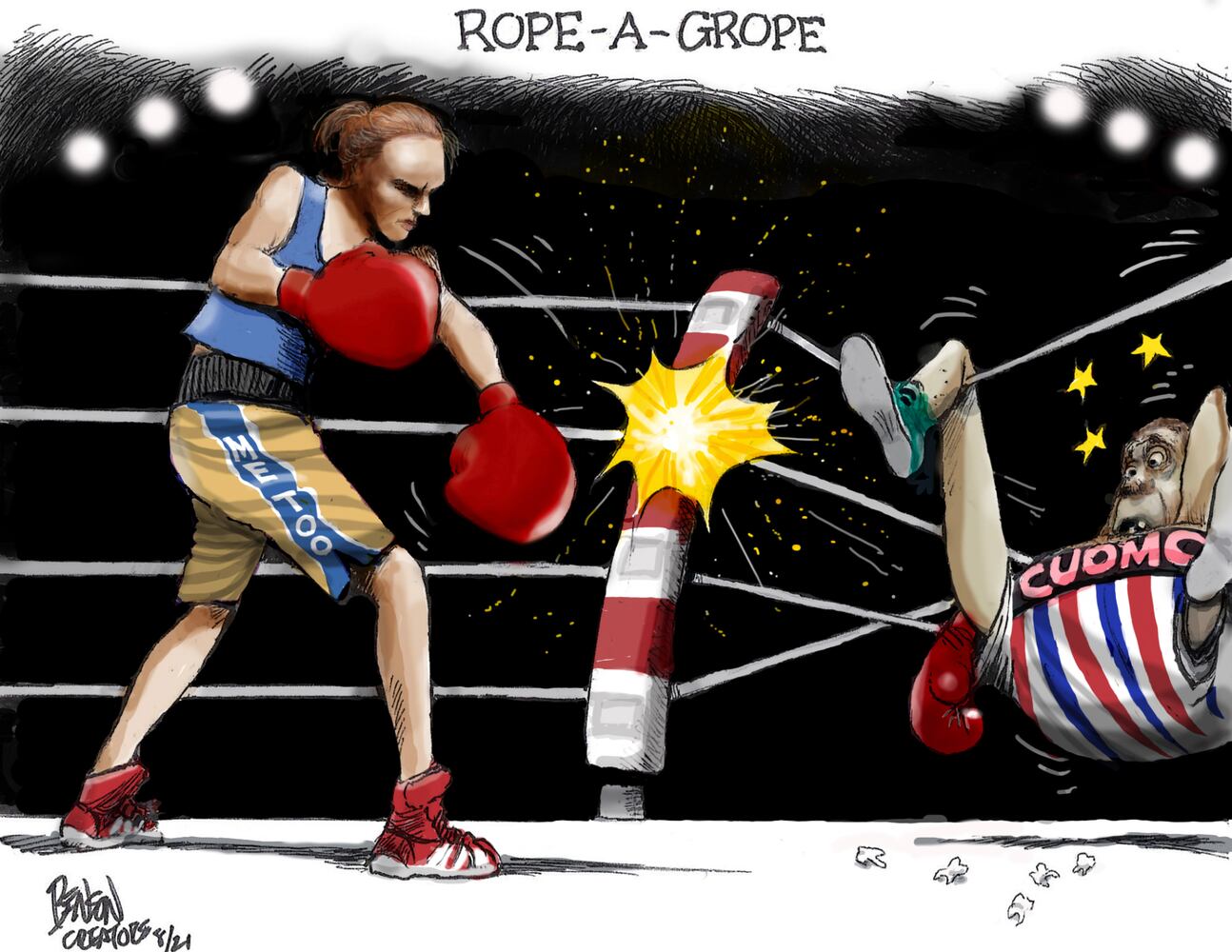 Week in cartoons: Cuomo resigns, infrastructure bill and more