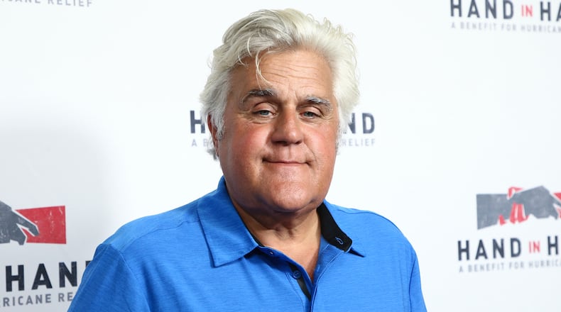 Comedian and late-night TV legend Jay Leno will perform Thursday, February 5, 2026, at Hobart Arena in Troy. (Photo by John Salangsang/Invision/AP, File)