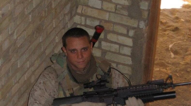 Josh Hisle, of West Chester Twp., served two tours as a Marine and recently co-director his first documentary, “From War to Wisdom.” CONTRIBUTED