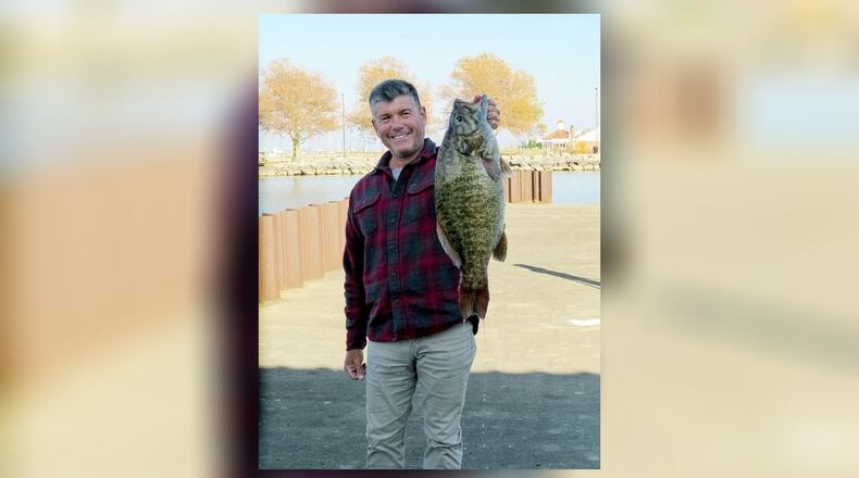 The 10.15-pound smallmouth bass caught by Gregg Gallagher of Fremont, Ohio in the Ontario, Canada waters of Lake Erie in November 2022 was a 16-year-old female.