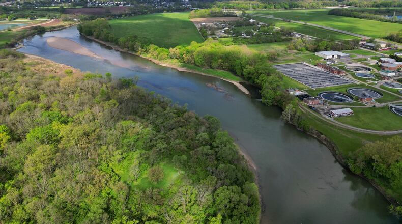 Miami Conservancy District announced it has been awarded a $4 million grant from the Ohio Environmental Protection Agency's Water Resource Restoration Sponsor Program (WRRSP) in partnership with the City of Middletown. The project will address ongoing erosion of Great Miami riverbanks is creating severe soil and land loss and cutting dangerously close to the City of Middletown’s wastewater treatment plant, and the adjacent Miami Conservancy District levee that helps to keep the area safe from floodwaters. NICK GRAHAM/STAFF