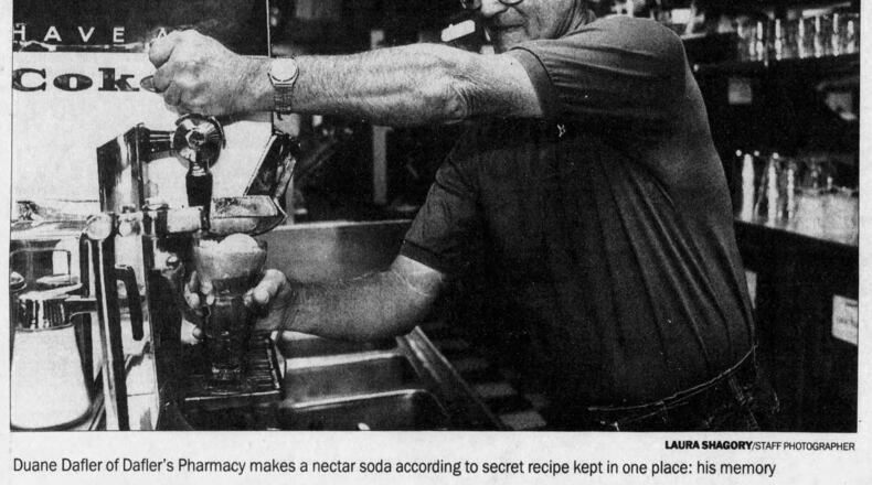 Dafler Pharmacy. A 1990 photo from the Dayton Daily News. DAYTON DAILY NEWS ARCHIVES