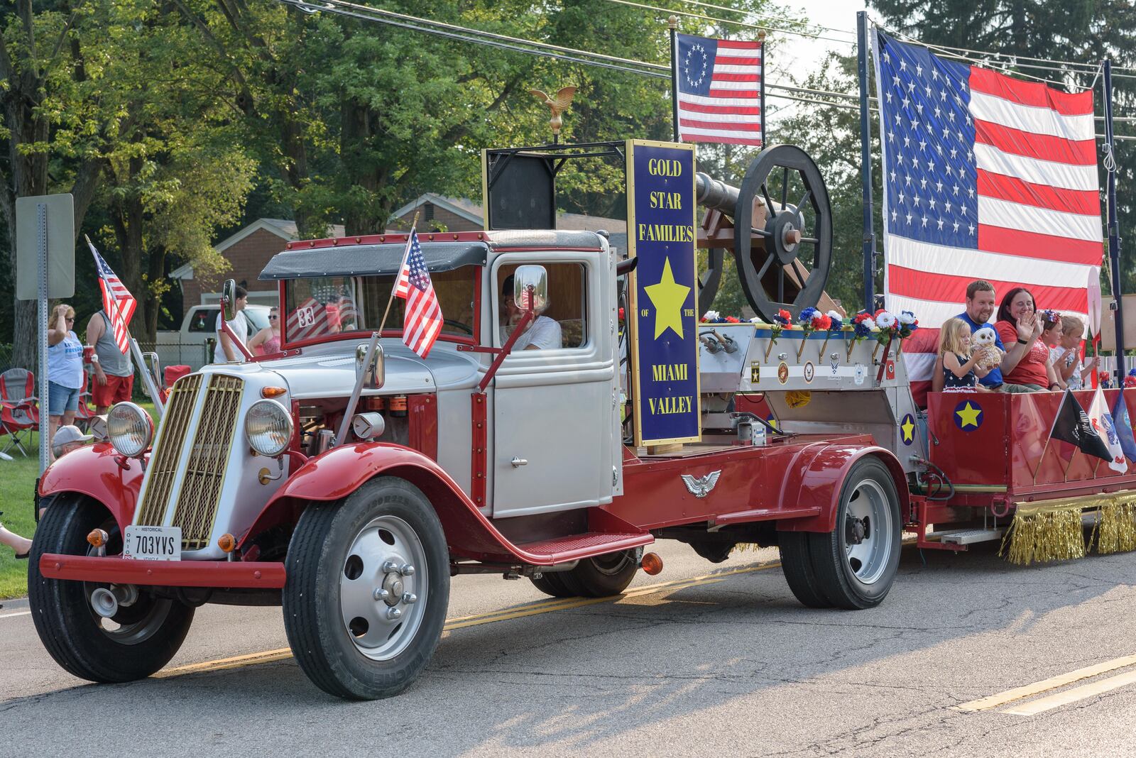 The city of Beavercreek celebrates the Fourth of July with a parade. TOM GILLIAM / CONTRIBUTING PHOTOGRAPHER