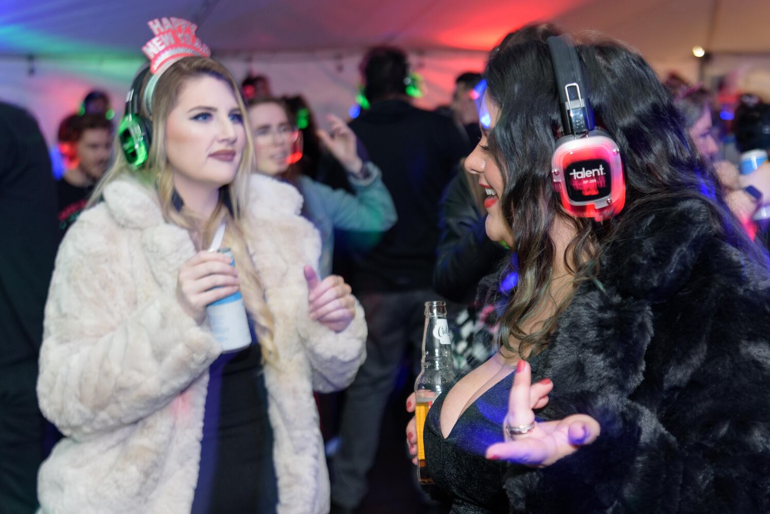 PHOTOS: Did we spot you at Dayton's New Year's Eve Ball Drop and Silent Disco at Yellow Cab Tavern?