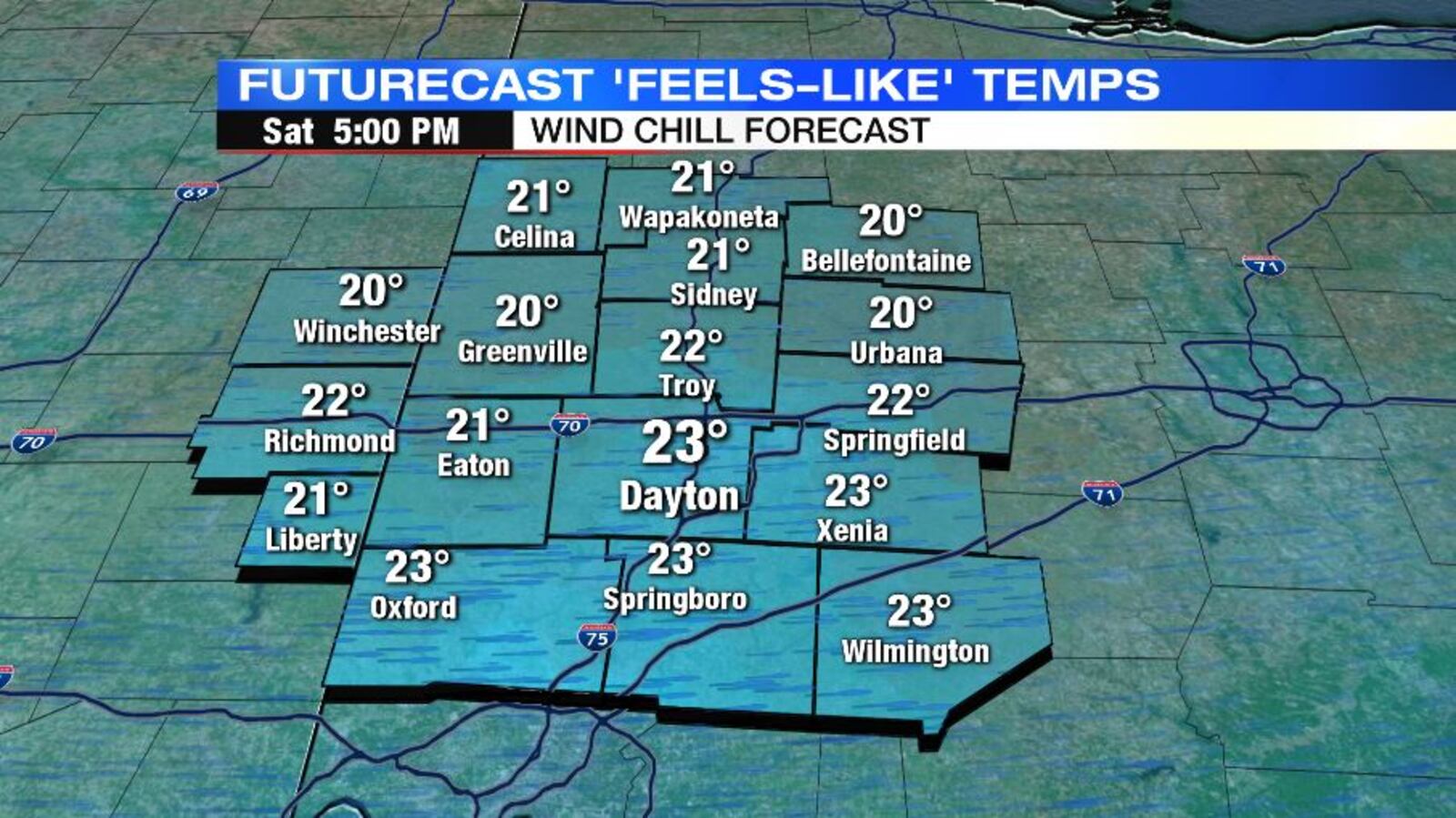 Wind Chill Forecast / STORM CENTER 7 CHIEF METEOROLOGIST ERIC ELWELL