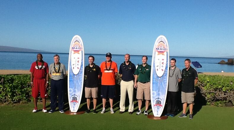 All 8 of this year's Maui Invitational Coaches.