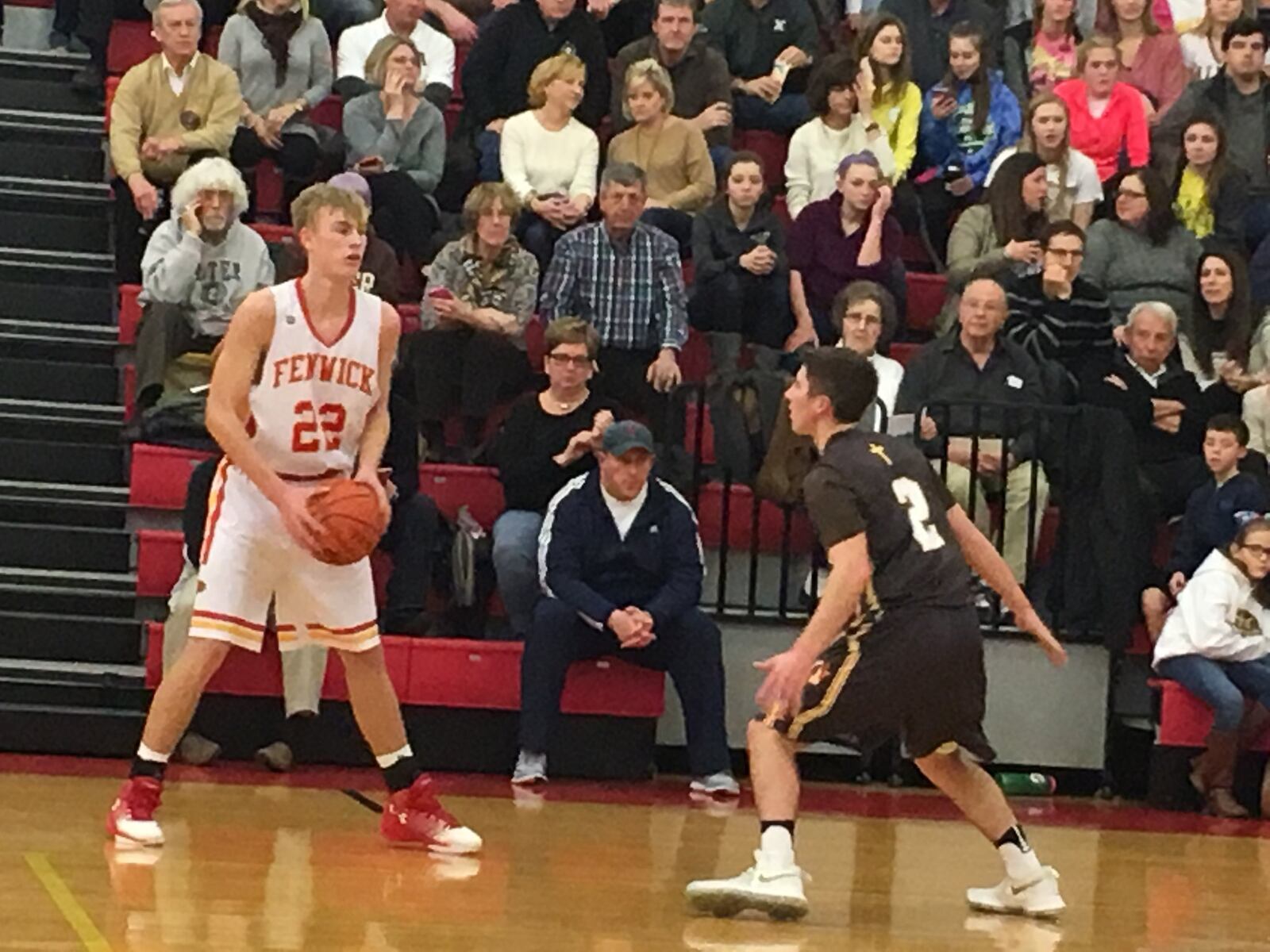 Alter’s Robby Ruffolo (2) comes after Fenwick’s C.J. Napier (22) during Friday night’s game at Fenwick. RICK CASSANO/STAFF