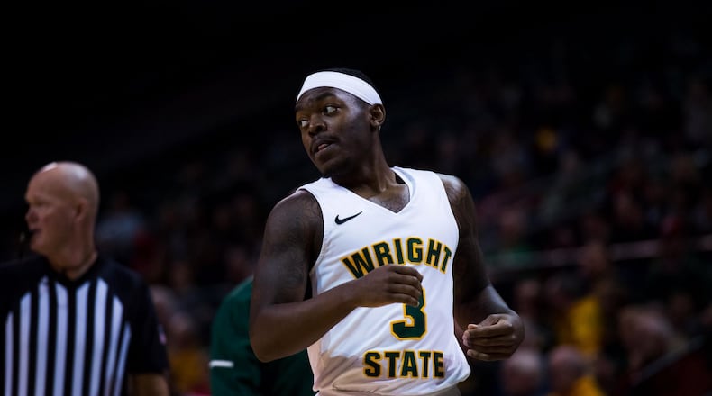 Wright State’s Jordan Ash earlier this season vs. Green Bay. Joseph Craven/WSU Athletics