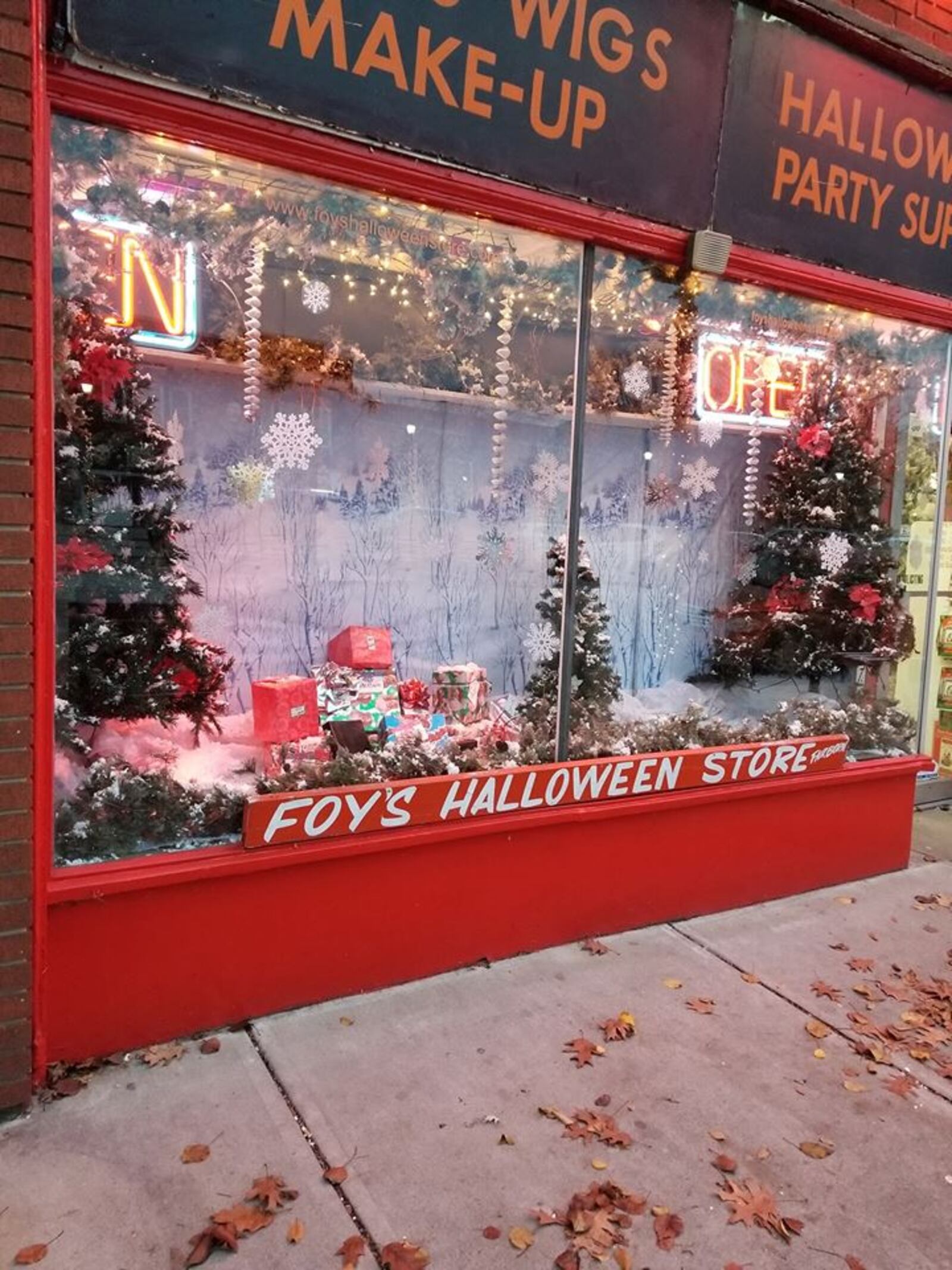 Known for their Halloween items, shoppers might be shocked to walk in and see Foy's transformed to racks and racks of holly jolly Christmas goodies like stockings, decor, and more.