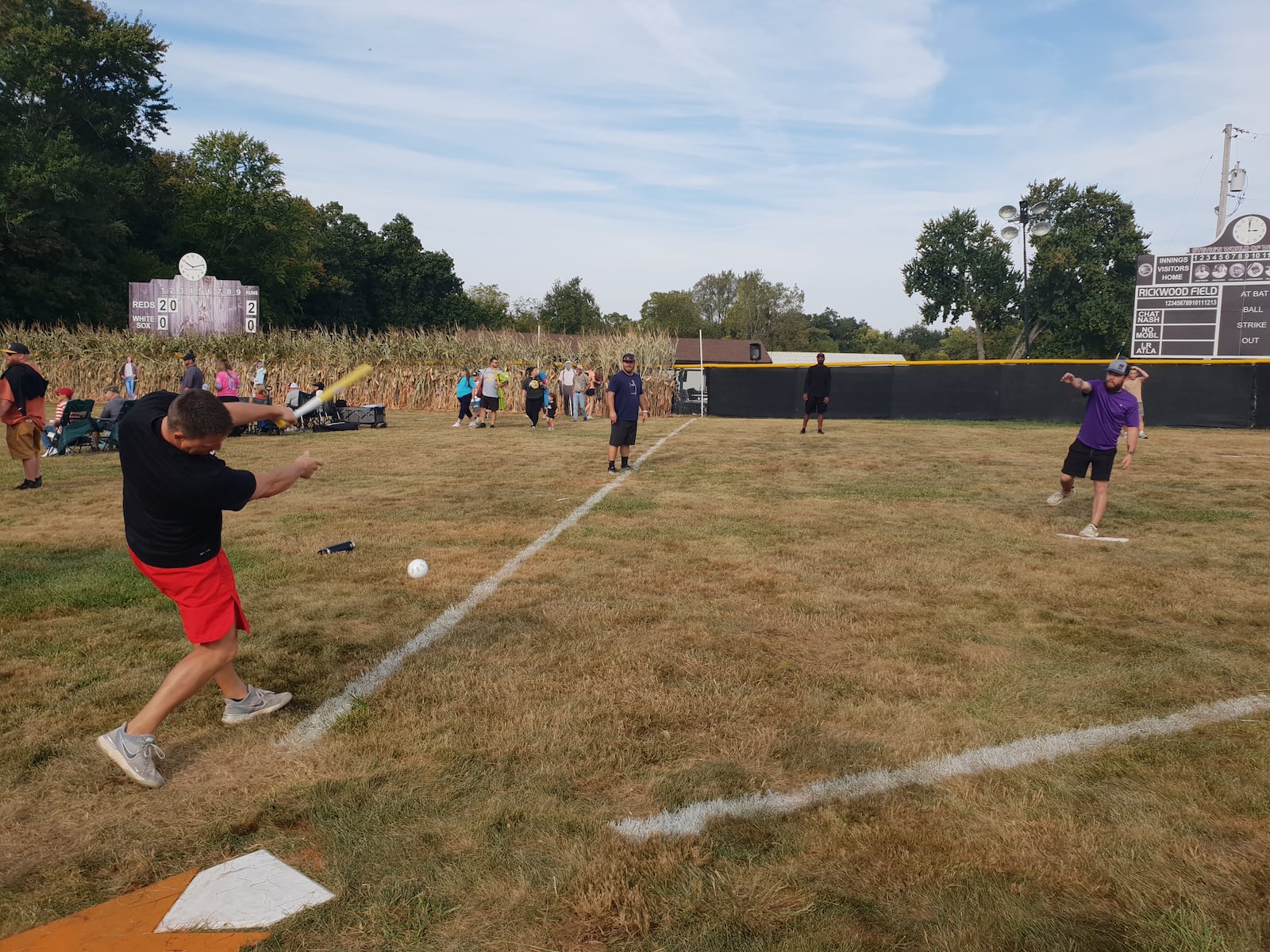 A real-life field of dreams — inspired by the 1989 film of the same name — came to life in Springfield over the weekend for the 20th annual Stevie’s World Wiffleball fundraiser. CONTRIBUTED