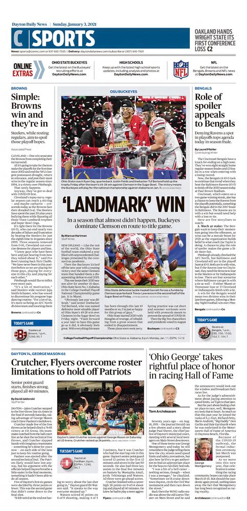 Ohio State Football pages