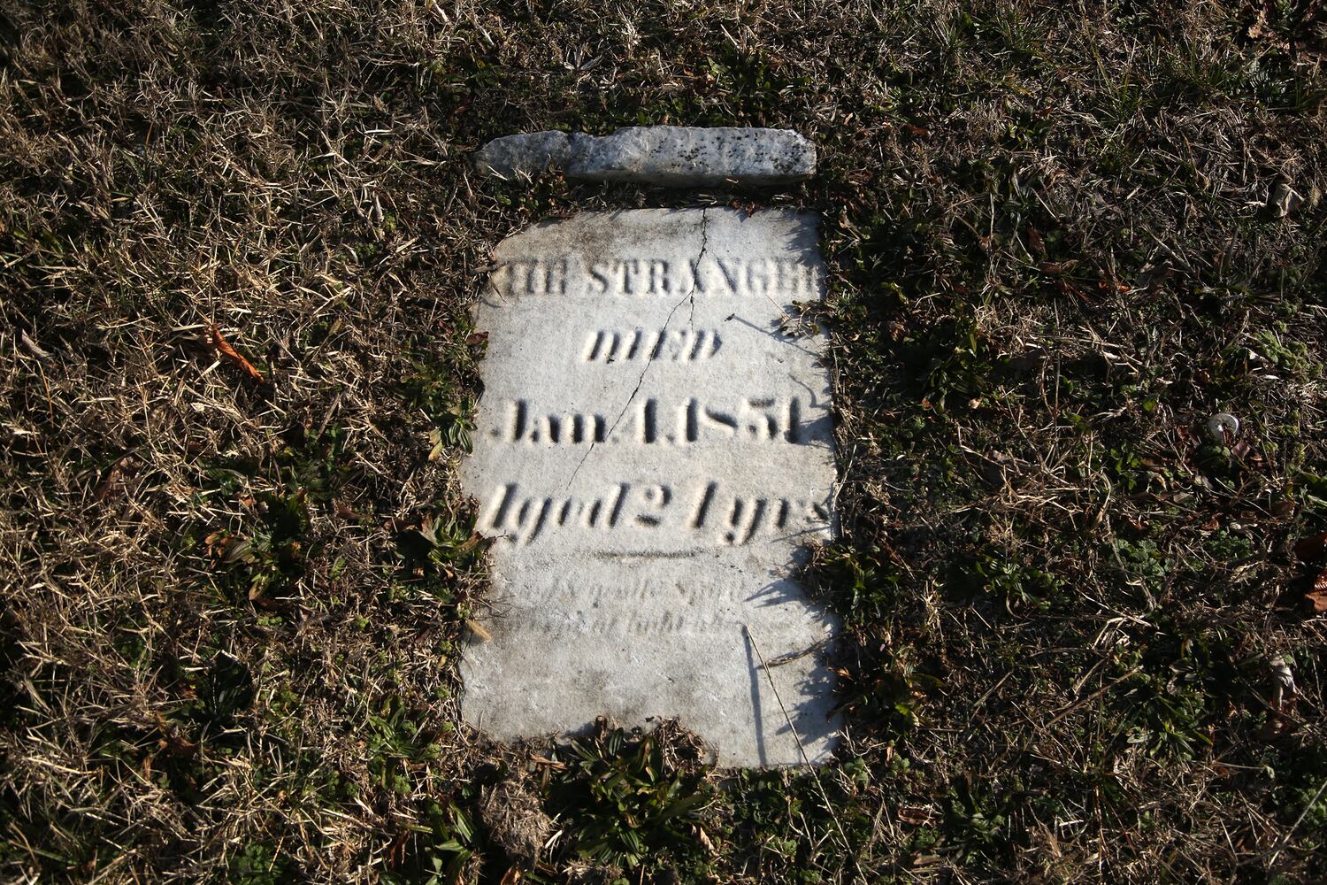 PHOTOS: THE STRANGER, a 170-year-old mystery, is buried at Old Greencastle Cemetery