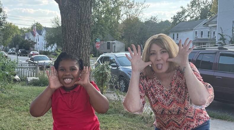 Acting silly together are Treasure (Little) and Nicole (Big).
CONTRIBUTED