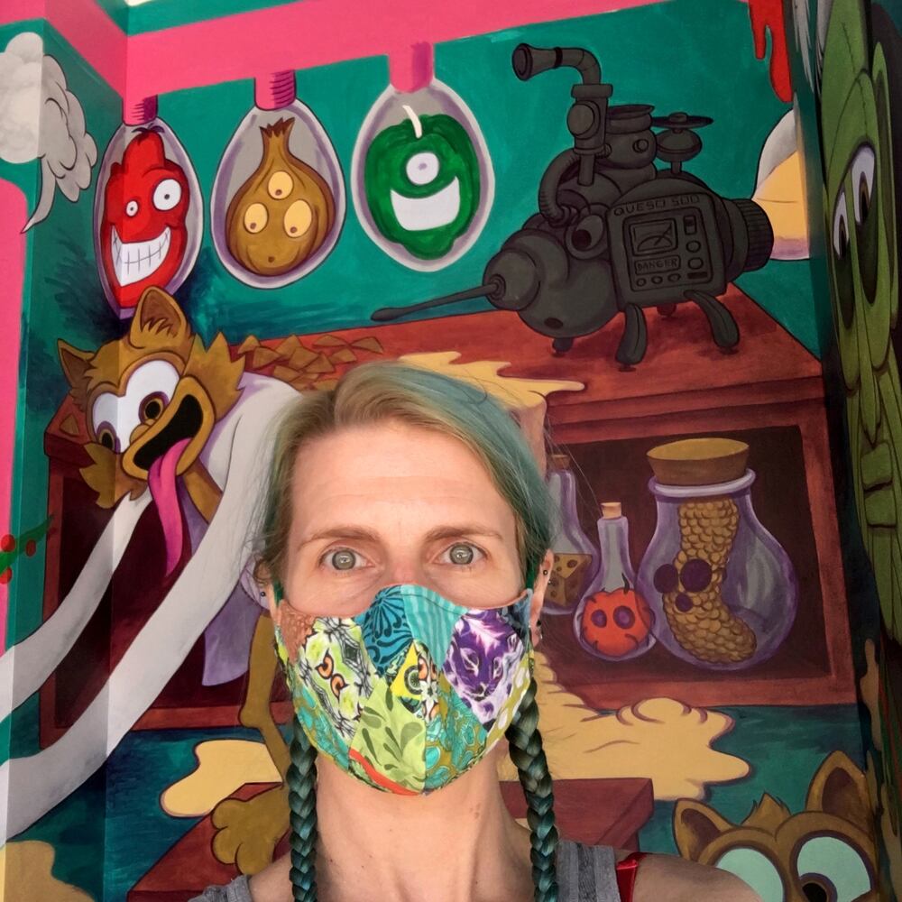 PHOTOS: Wild and wacky murals take over new restaurant at The Greene