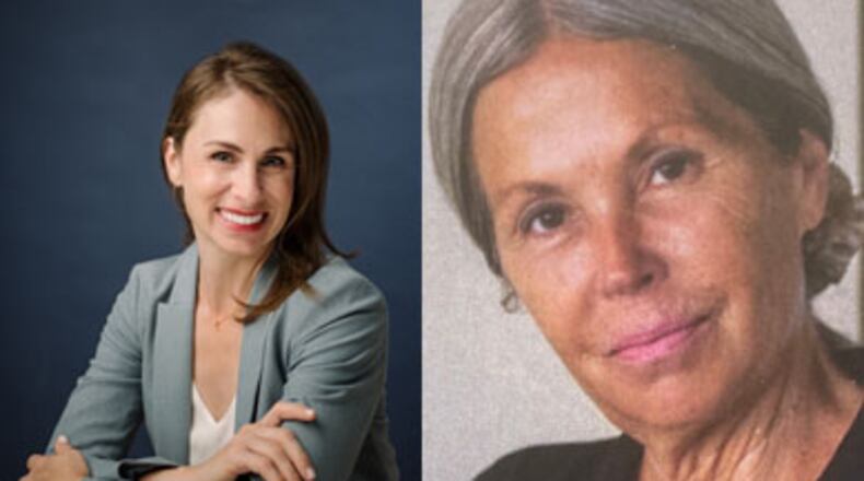 Jocelyn Rhynard and Karen Wick-Gagnet are both members of the Dayton Public Schools board of education. FILE