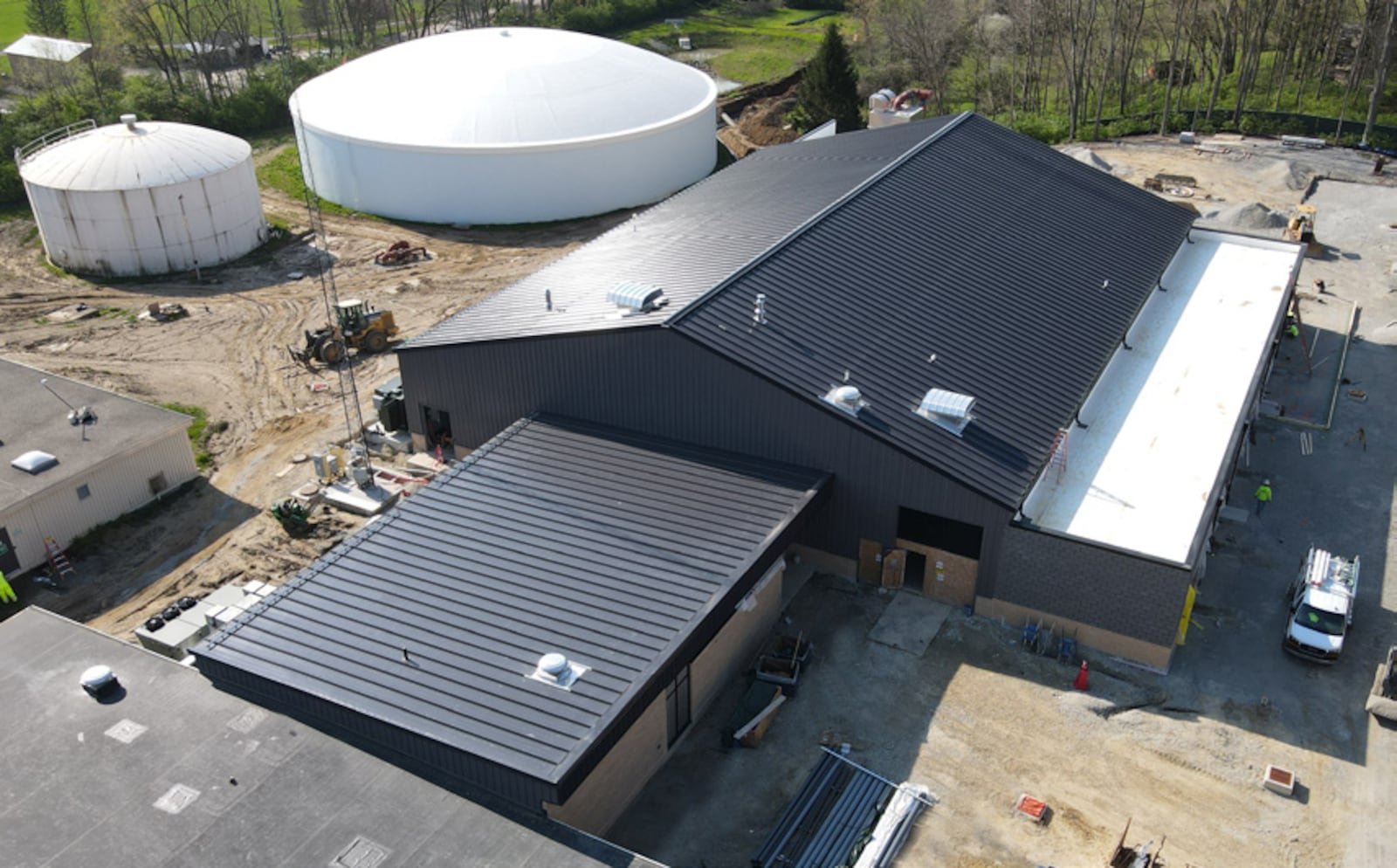 An aerial shot of the Greene County Northwest Regional Water Treatment Plant. CONTRIBUTED