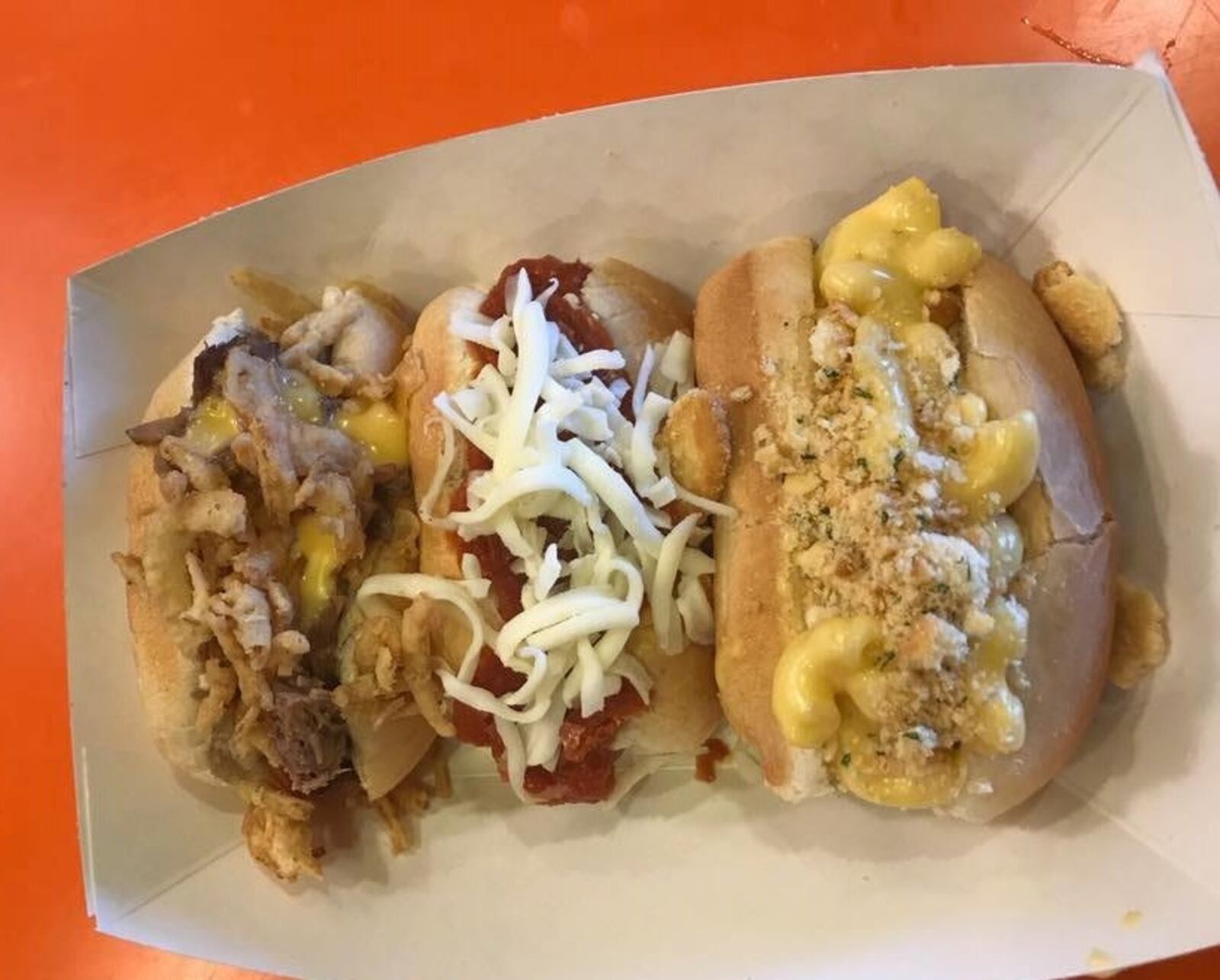Zombie Dogz unveils new coneys today, and those coneys can be ordered as a sampler platter sorts shown here. Photo from Zombie Dogz Facebook page