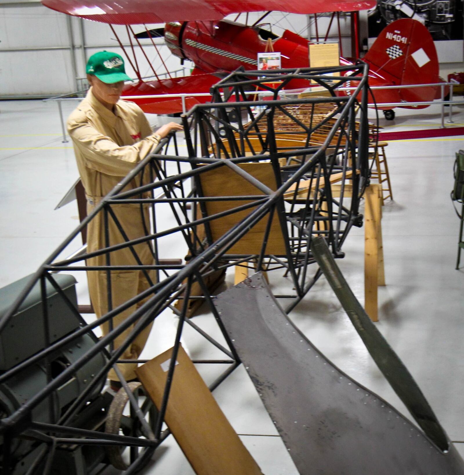 DETAIL of a display in the WACO Aircraft Museum. The WACO Historical Society continues to grow, and expand its horizons, at its museum and airfield at Troy’s south end. JIM WITMER / STAFF