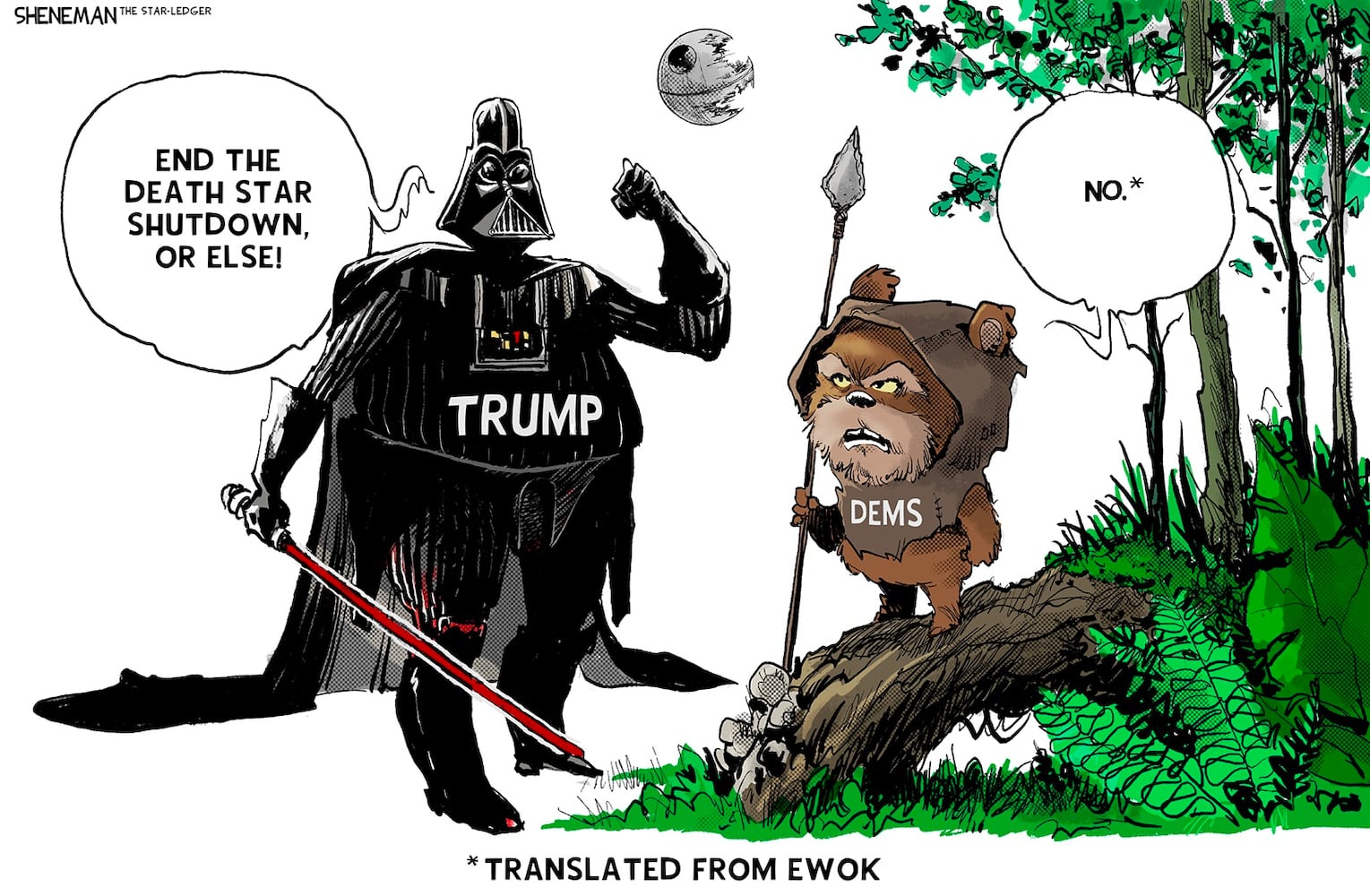 CARTOONS: Drew Sheneman, Oct. 13, 2025