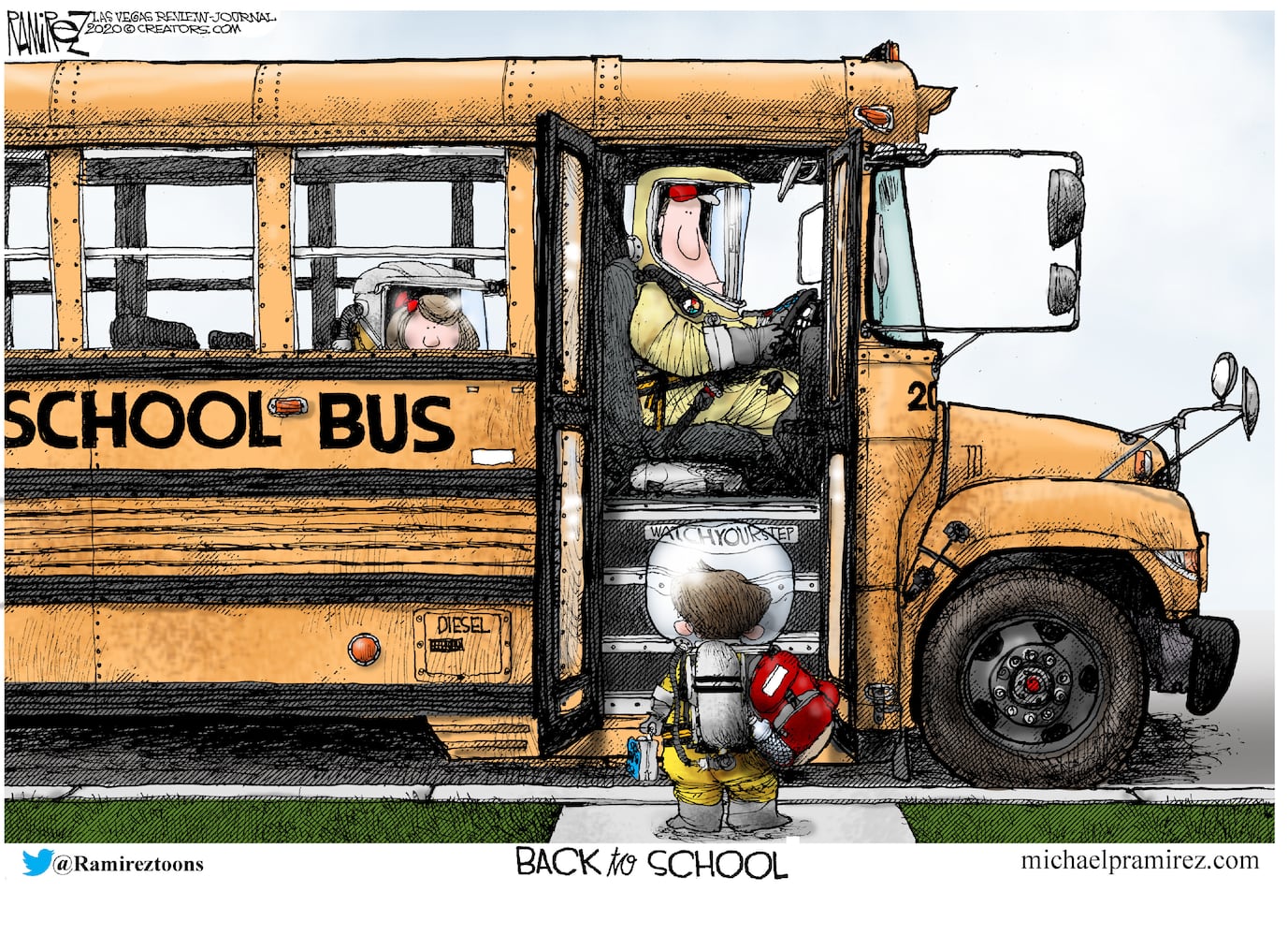 Week in cartoons: Mount Rushmore, back to school and more