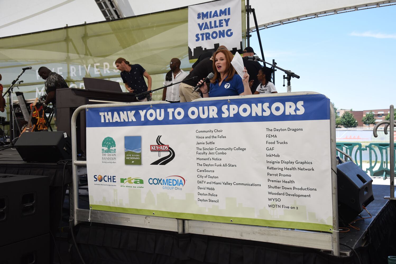 Photos:  Dayton Strong at RiverScape