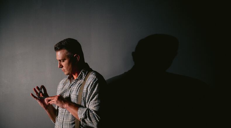 TheatreLab Dayton executive director Philip Drennen portrays the titular role in the company's production of "Sweeney Todd." PHOTO BY KNACK PHOTO + VIDEO