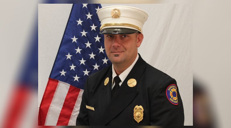 Michael Crist was named the new Harrison Twp. fire chief. The battalion chief had served as interim fire chief since the July 2022 retirement of Chief Mark Lynch. CONTRIBUTED