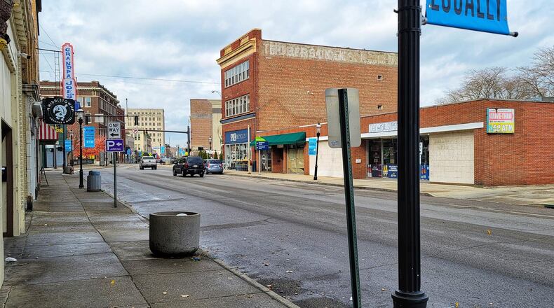 This is how Central Avenue, looking west, appears today, months before construction is scheduled to begin. The 1/2-mile project is expected to cost about $6.6 million. NICK GRAHAM/STAFF