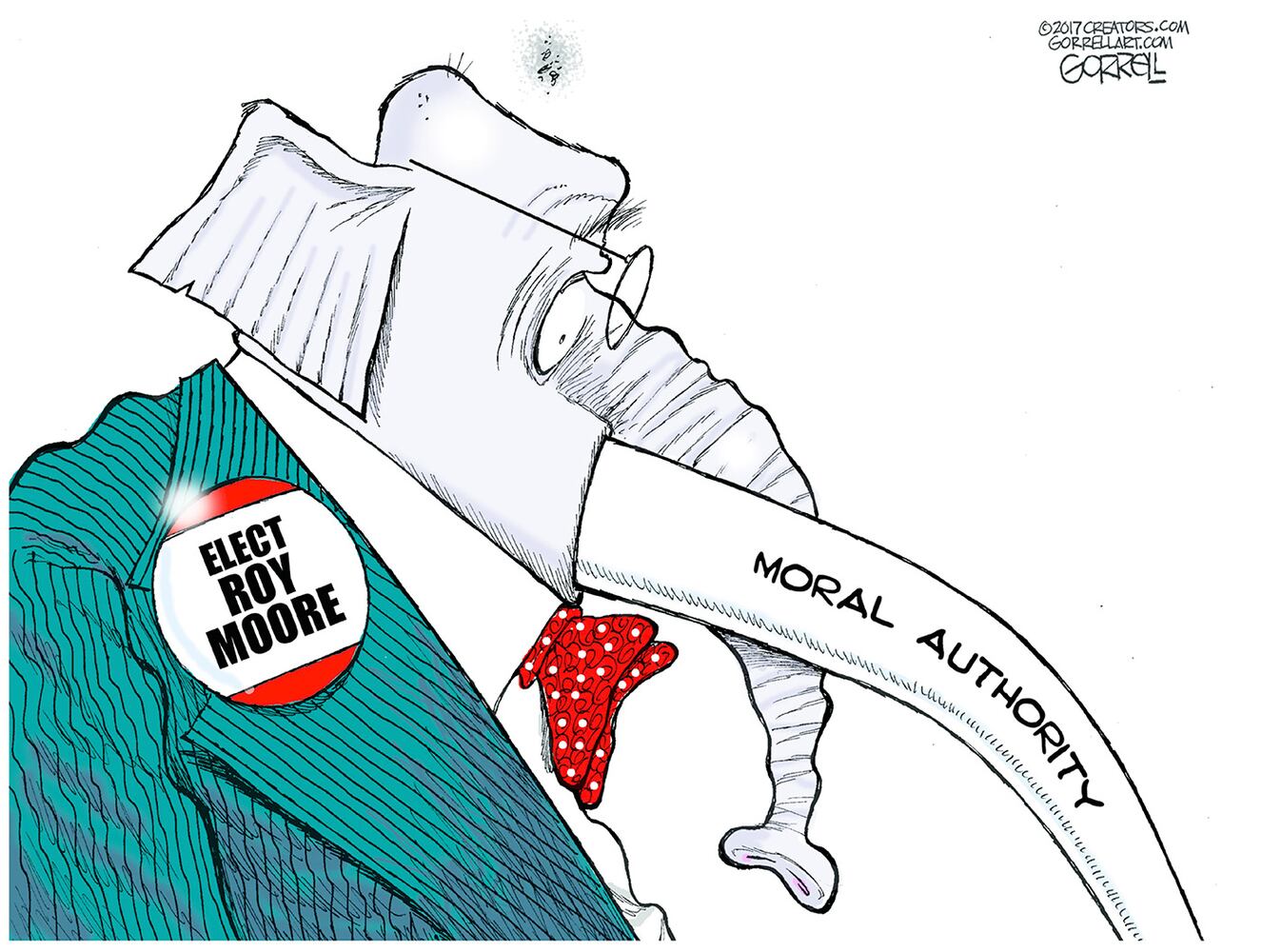 Week in cartoons: Roy Moore, Jeff Sessions and more