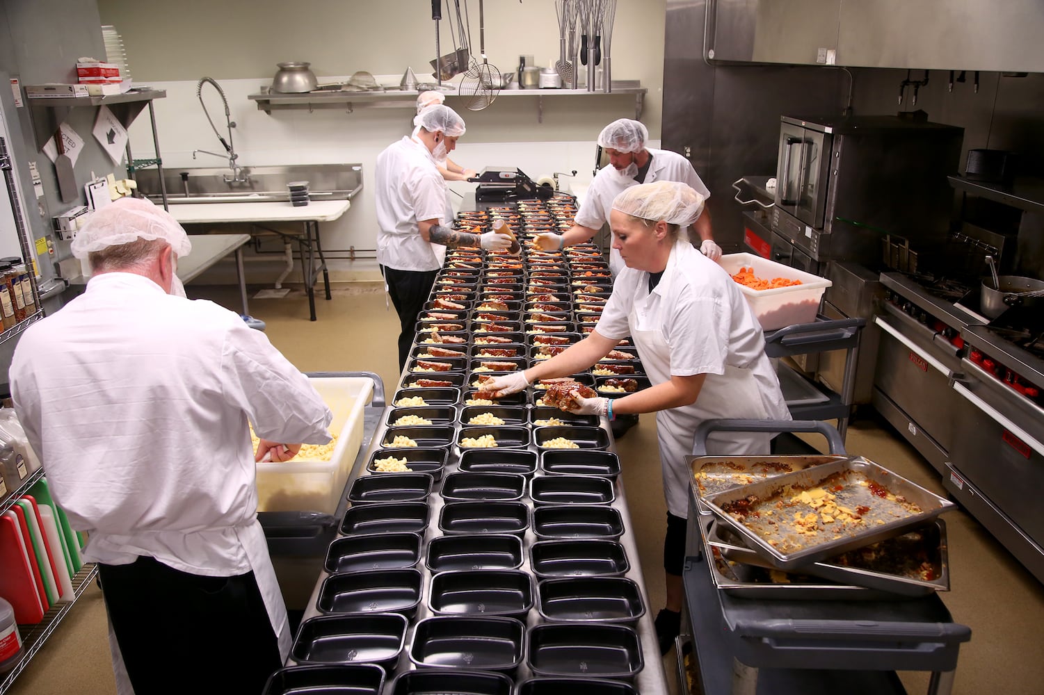 Pink Ribbon Girls meal preparation