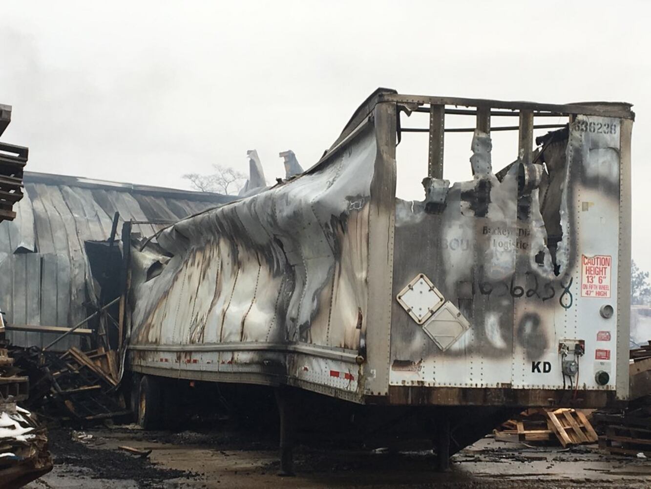 PHOTOS: Flames seen in BDL Supply fire in South Charleston