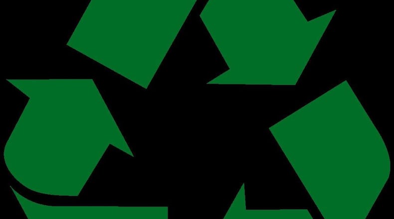 The new policy requires 100 percent of the paper and cardboard used on Wright-Patterson Air Force Base to be recycled. (Contributed graphic)