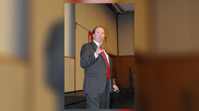 College basketball analyst Mark Adams will be the featured speaker at the fourth-annual Wright State Raider Tip-Off Premier at 7 p.m. Friday, Oct. 19, 2018. FILE PHOTO