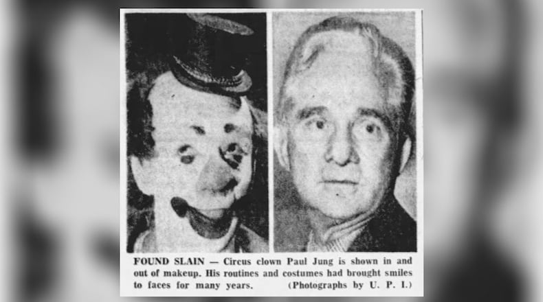 Paul Jung was known as the "boss of clown alley" to the circus world. ARCHIVES