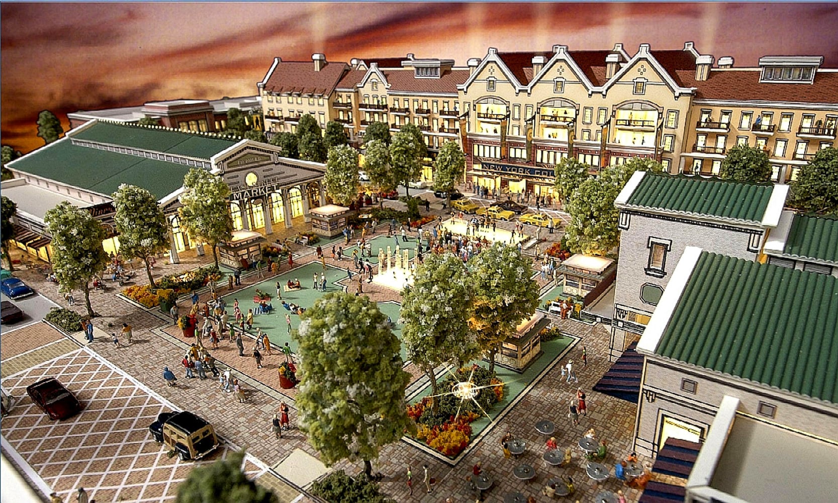Greene Town Center opening 2006 Beavercreek