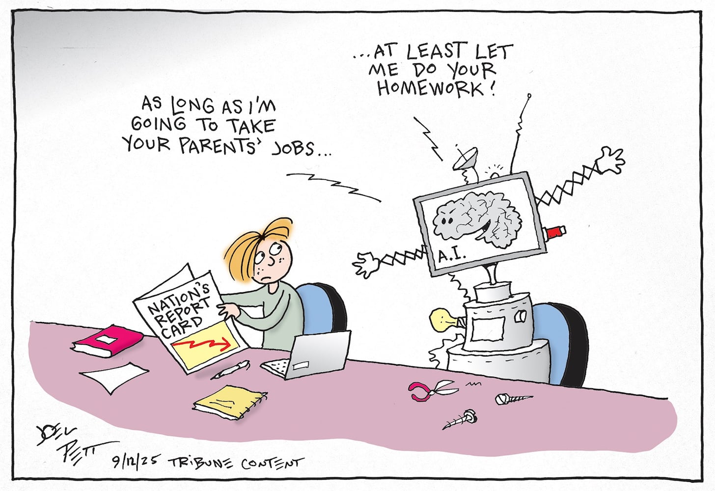 CARTOONS: Joel Pett, Sept. 13, 2025