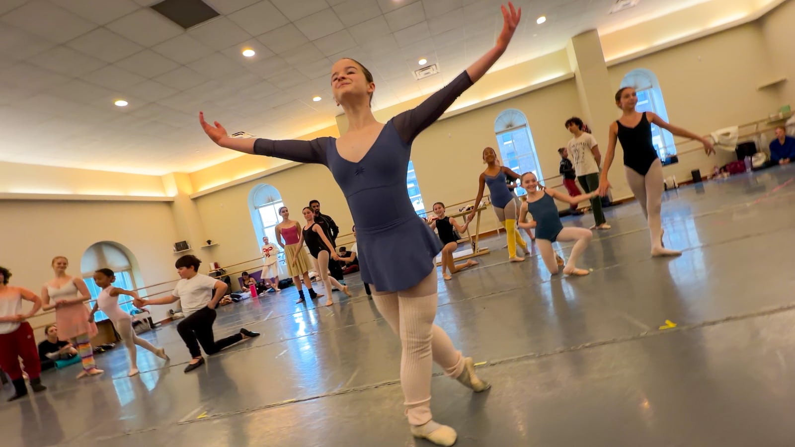 Amy Grennek is Clara in "The Nutcracker." DAVID SHERMAN/STAFF