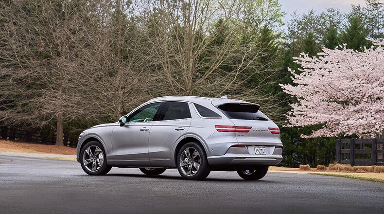 The Genesis GV70 is the first electric vehicle manufactured in the U.S. for Genesis, the luxury brand of Hyundai. CONTRIBUTED