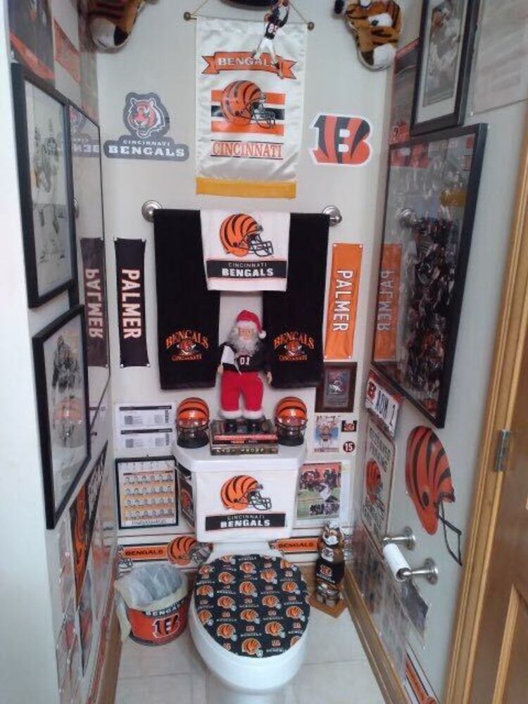 Die-hard fans show us their "Bengals Cave"