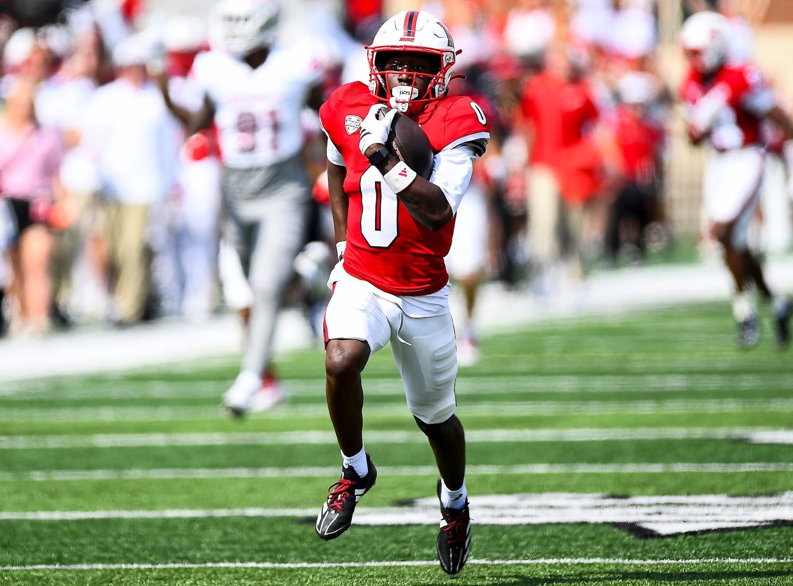 The Miami RedHawks are on a three-game winning streak as they host Eastern Michigan on Saturday at noon at Yager Stadium. KYLE HENDRIX / CONTRIBUTED