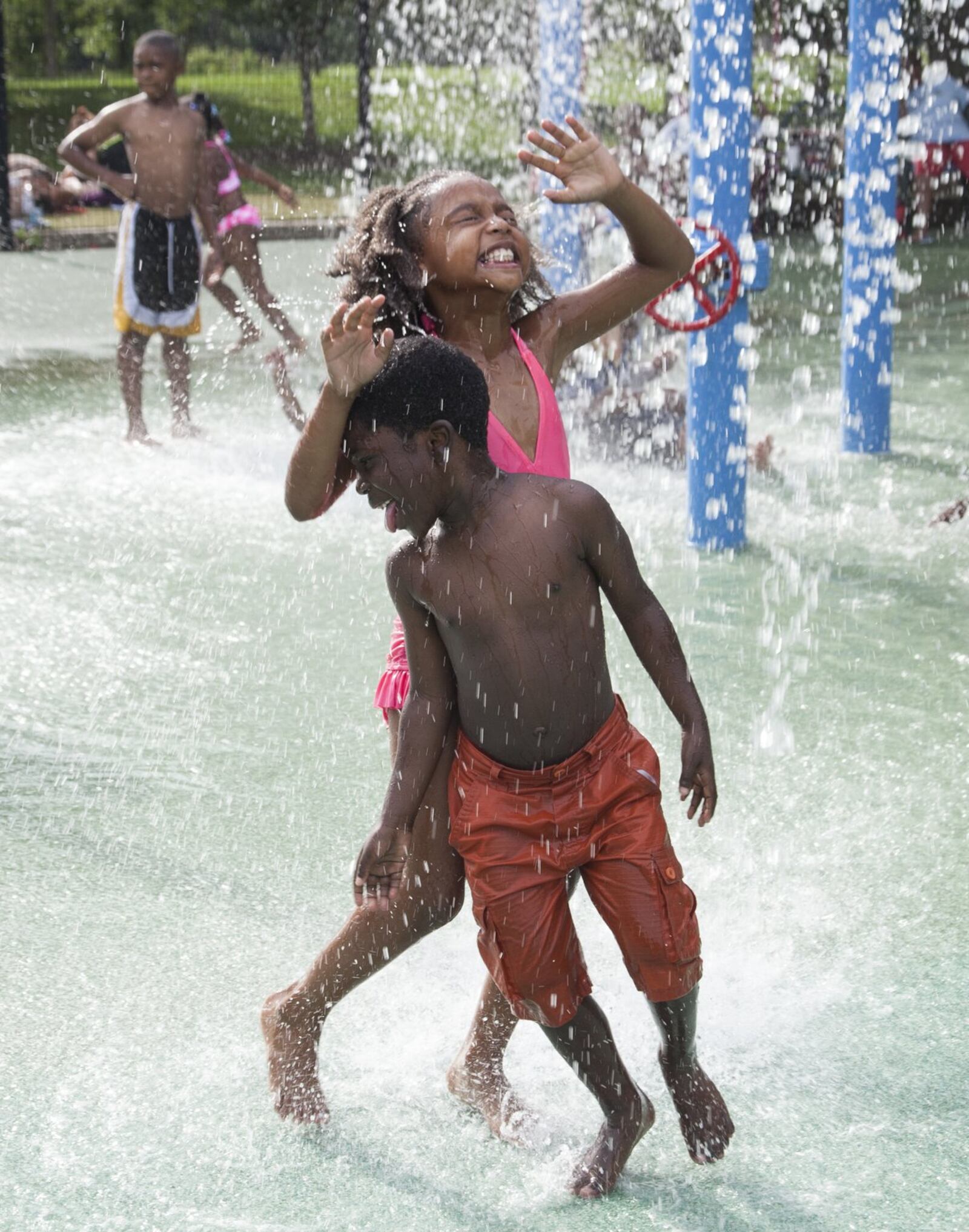 Splash pads and spray parks are a great way to keep cool. CONTRIBUTED