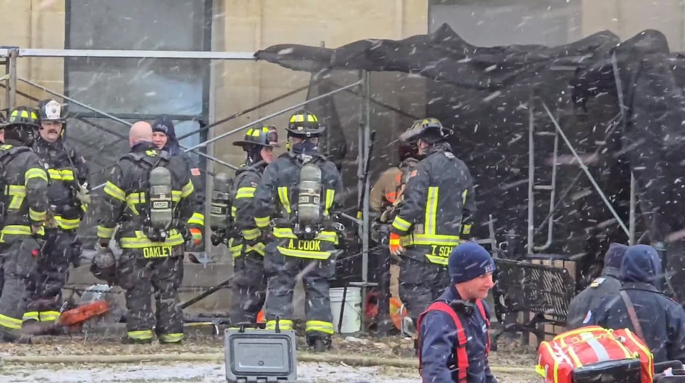 Fire breaks out at historic Butler County Courthouse