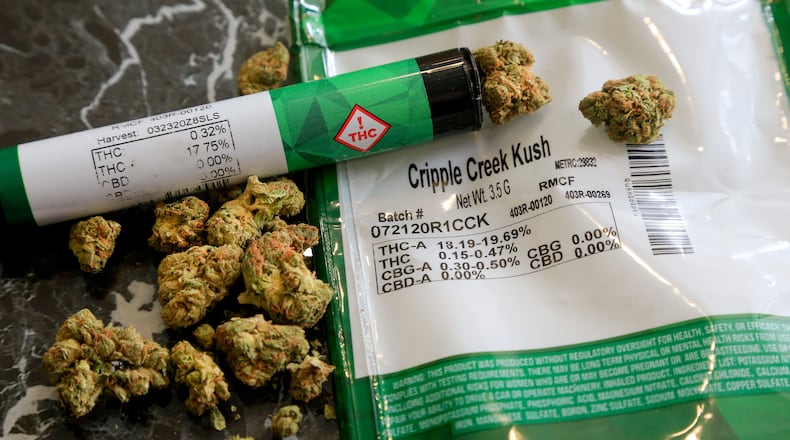 Last week, Ohio's Division of Cannabis Control began accepting applications for new dual licenses that will allow existing medical marijuana dispensaries to also sell nonmedical cannabis. (AP Photo/Julie Jacobson, File)