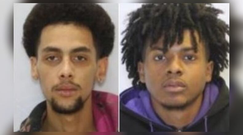 Jason Odom, left, and Theodore Shavers II