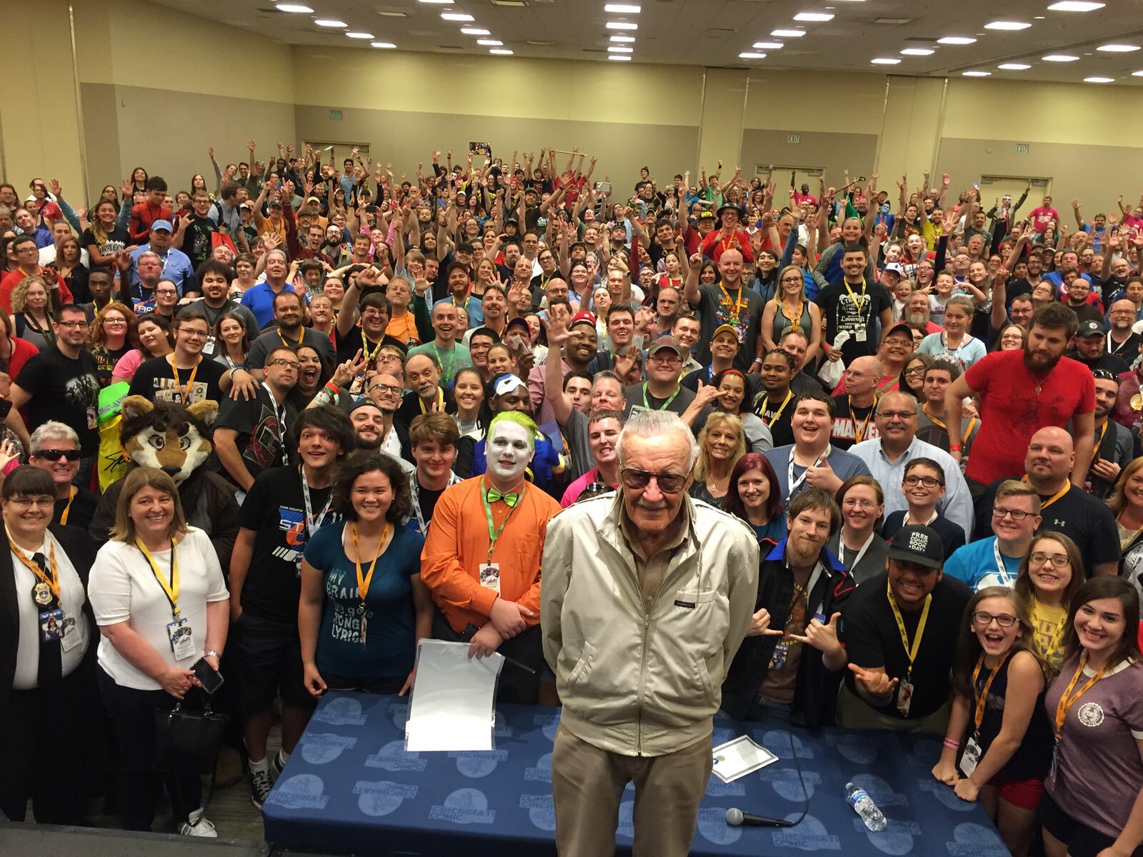 Famous comic book writer and illustrator Stan Lee made an appearance at 2016’s Cincinnati Comic Expo. This years show will take place September 22-24 at Duke Energy Convention Center. CONTRIBUTED PHOTO