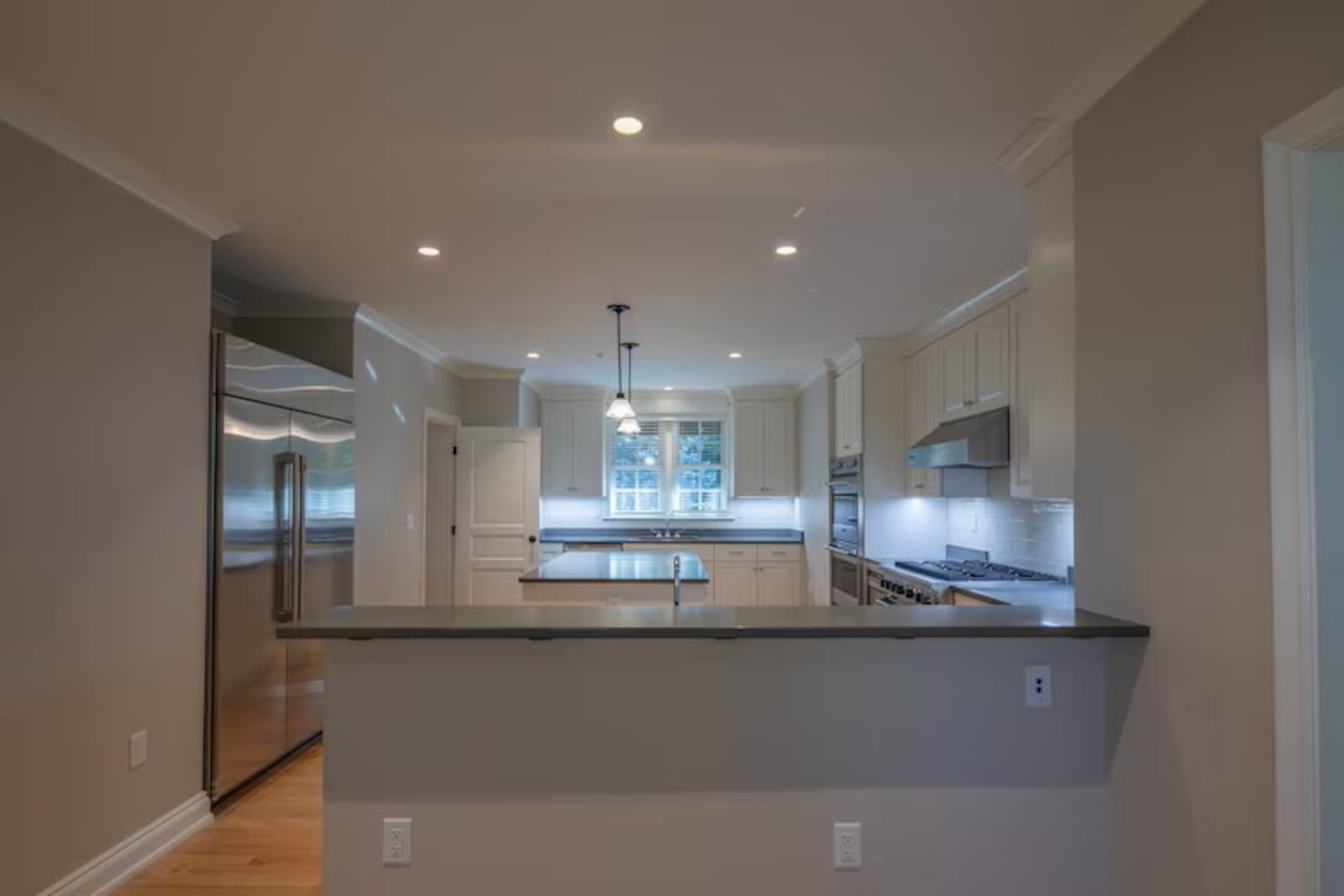 The remodeled kitchen of one of the brick quarters on Wright-Patterson Air Force Base. US Army Corps of Engineers photo.